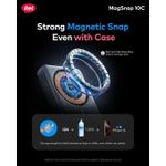 product_image_name-itel- PowerEasy 1 MagSnap 10C A1820 Dual Wireless Fast Charger 22.5W + 15W 10000mah 12N Strong Magnetic Hold Built-In Cable & Kickstand Power AI Chip-5