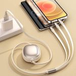 No Telescopic data cable, three in one fast charging, one trailer, three charging cable - image 3