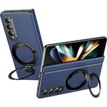 Generic Samsung galaxy Z fold 4 premium leather Case with Magnetic ring holder Magsafe