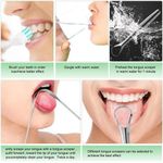 Generic Stainless Steel Tongue Scraper, Oral Tongue Cleaner - image 6