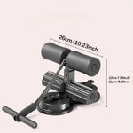 Generic Double Suction Sit Up Bar with Resistance Rope for Home Workout - image 2