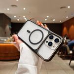 iPhone 16 pro Frosted Clear Magsafe Case 