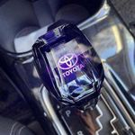 Crystal LED Gear Knob – 7-Color Touch-Sensitive Rechargeable Universal Gear Shift Knob