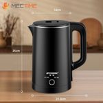 product_image_name-Generic-2L 1500W Electric Kettle Stainless Steel - Black-4
