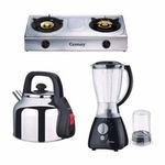 Century Super Bundle-Table Top Gas Cooker+Blender & Electric Kettle