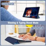 Generic Marble Pattern Tablet Case For Samsung Galaxy Tab S9, Lightweight Shockproof Protective Cover, Foldable Stand Tablet Accessories, S Pen Not Included - image 5