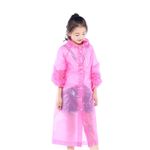 Fashion  EVA Children's Raincoat Pink