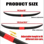 Generic Universal Matte Abs Rear Boot Retractable Spoiler - image 3