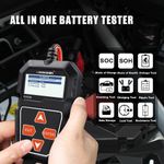 product_image_name-Konnwei-KW208 12V Car Battery Tester, 100-2000 CCA Load Tester Automotive Alternator Tester Digital Auto Battery Analyzer Charging Cranking System Tester For Truck Marine Motorcycle SUV Boat-2