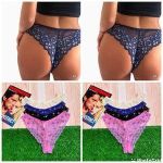 Ladies Net Lace Panties  6pcs