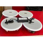 Tundra Bluetooth ceiling speakers with a power adapter 30W