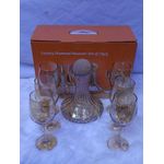 Generic Amber luxury wine glass with decanter set - image 2
