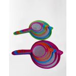 product_image_name-Generic-6-in-1 Multi-Purpose Plastic Liquid/Dry Food Flour Strainer Mesh Sieve Set-1