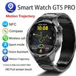 product_image_name-Generic-GT5 PRO Smartwatch Men AMOLED HD Screen Bluetooth Call GPS Trajectory NFC Heart Rate Compass Smart Watches-2