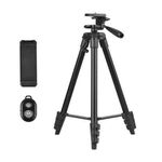 Generic Super Portable Tripod Stand 1.35m Height With Phone Clamp Remote