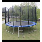 10Ft Rugged Big Trampoline Rebounder With Combo Net & Ladder(Prepaid Orders Only)