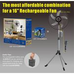 DURAVOLT 16 INCHES DC STANDING FAN 