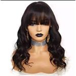 Trendy Wavy Wig With Fringe