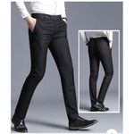 Classic Rich Cotton Men Suit Trouser