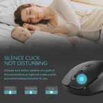Generic Dual Mode 2.4G Rechargeable Wireless Bluetooth Mouse Black - image 4