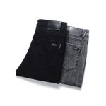 2 In1 Pieces Smart Jeans For Men - Black+ Grey