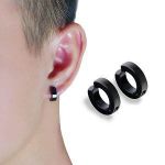 CLIP EARING WITH CROSS 