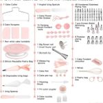 Generic 137-Piece Cake Decorating Set with Turntable - Stainless Steel Piping Tips, Cupcake and Baking Tools for Creative Desserts - image 4
