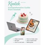 Generic 137-Piece Cake Decorating Set with Turntable - Stainless Steel Piping Tips, Cupcake and Baking Tools for Creative Desserts - image 7