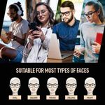 product_image_name-Generic-Unisex Anti Blue Light Protective Computer Screen Glasses -BLACK-5