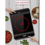 product_image_name-Generic-Induction Cooktop Single Burner, 1800W Electric Stove with Dual Touch Control, Ultra-Thin Portable Design-2