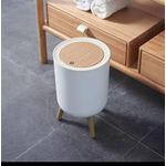 product_image_name-Generic-Creative covered press living room and ktchen imitation wood grain trash can-1