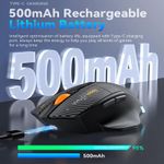 JOMAA Rechargeable Wireless Mouse DPI Adjustable Ergonomic Gaming Mouse - image 3