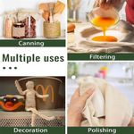 Generic Cheese Cloth for Straining, 6 pcs Reusable Hemmed Cheesecloth 20 x 20in - image 6