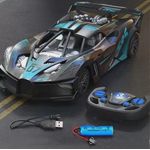 Generic High speed Bugatti Rechargeable remote control children toy car Blue - image 2