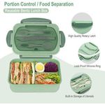 Plastic insulated lunch box-Double-layer insulated lunch box,Suitable for office, school, camping, picnic kitchen storage container 