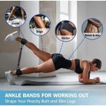 Generic Ankle Straps Designed for Cable Machines And Resistance Bands - Perfect for Gym Workouts - image 5