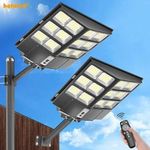 Led 3000W Solar Street Light With Remote Control (12 Eyes)