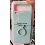 Samsung Galaxy Z Flip 4 Silicone Case With Ring Holder