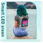 Loy Bags Programmable Screen Led Light Backpack Advertising Display Boards Led Backpack Bag Led Display Bag APP CONTROL - image 7