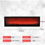 LED Fireplace Lantern TV Console Decorative Flame Light