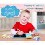 Generic Children Sensory Toy Flash Card Reader Device With Writing Pad - image 3