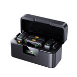 product_image_name-Generic-T40 Wireless Lavalier dual receiver Microphone mic with charging case clip For all devices ANC Mic plug & play - skit, interview, broadcast, podcast, comedy for Professional Content Creators-4