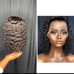 Full frontal curly  12’ wig