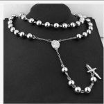 SILVER ROSARY-BOLD