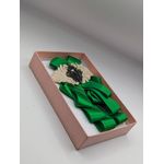 Fashion Green Stylish Long Barrister Bow Tie Sets - image 3