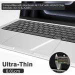 product_image_name-Generic-2pcs Matte Touchpad Film for Laptop - Sweat & Fingerprint Protection, Transparent Anti-Slip Design, Durable Polyethylene Terephthalate Film for Touch Screens, Touchpad Matte Film, Sleek Surface, Smooth Texture-2