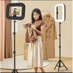 Generic Smartphone Video Rig With Light, Handheld Ring Selfie Light Kit, LED Mobile Video With Stand - image 2