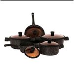 5 Pcs Non Stick Thick Cookware MBH Pot /Fry Pan Set