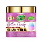 VEET GOLD Sugar scrub with cotton candy extract - face and body scrub 