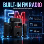 Djack Super Bass 3 In 1 Bluetooth Home Theatre Dj-D3L - image 5